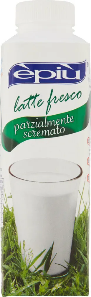 Latte fresco parzialmente scremato