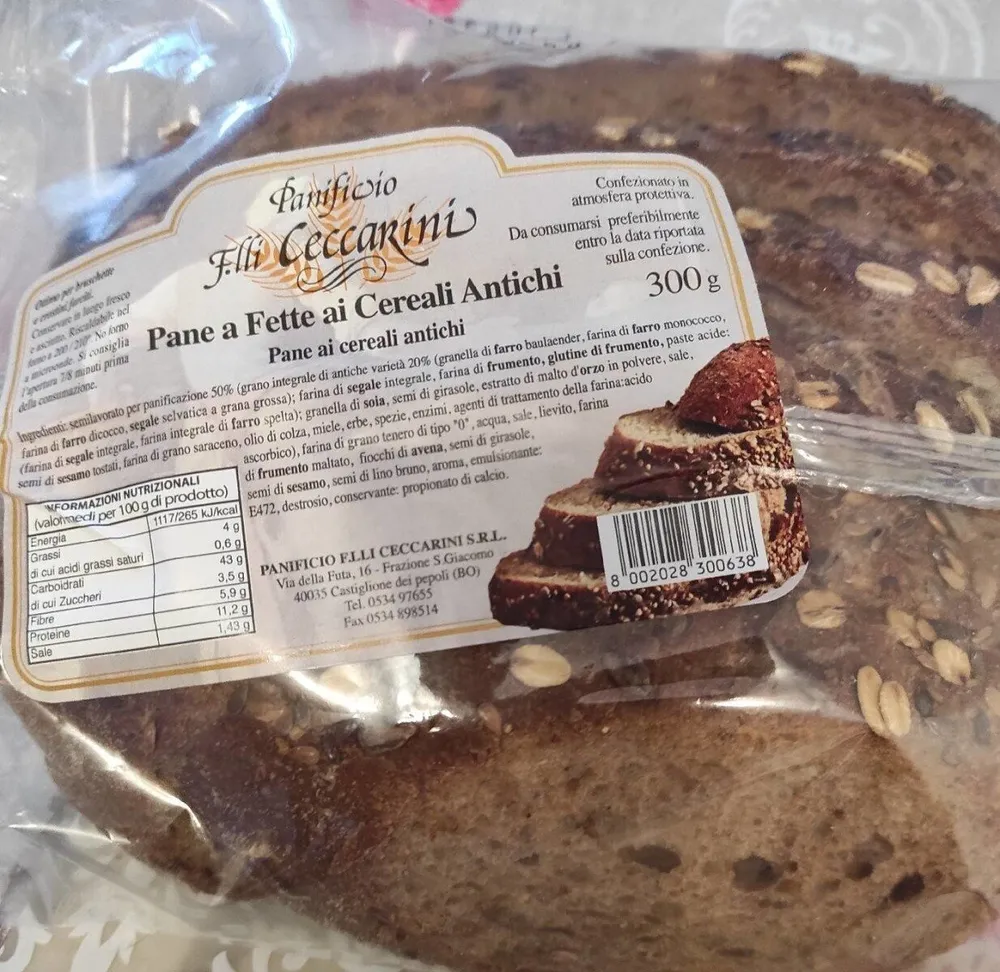 Pane a Fette ai Cereali Antichi