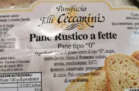 Pane rustico a fette