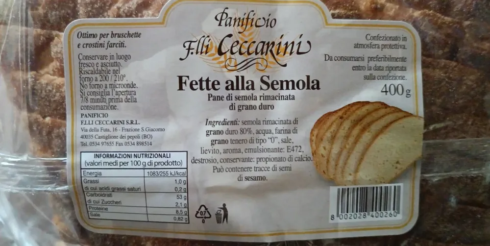Fette alla semola
