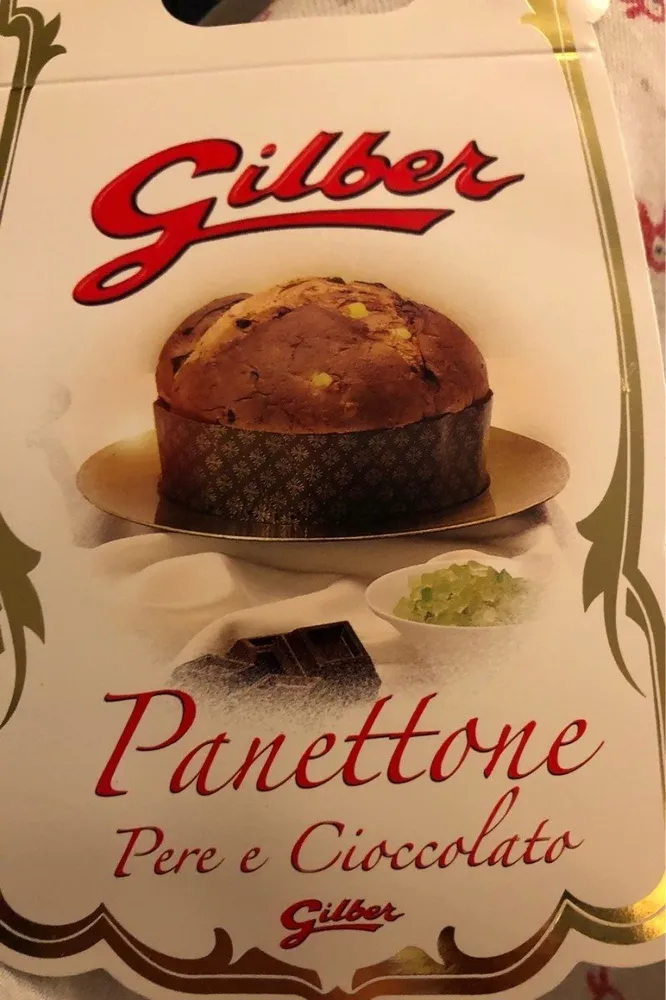 Panettone pere e cioccolato