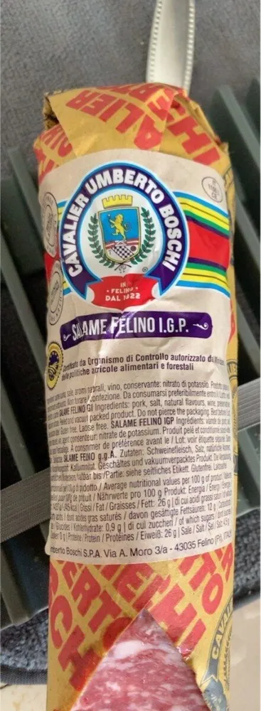 salame felino IGP