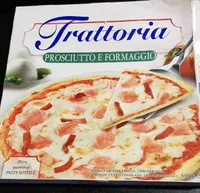 Pizza trattoria prosciutto e formagio
