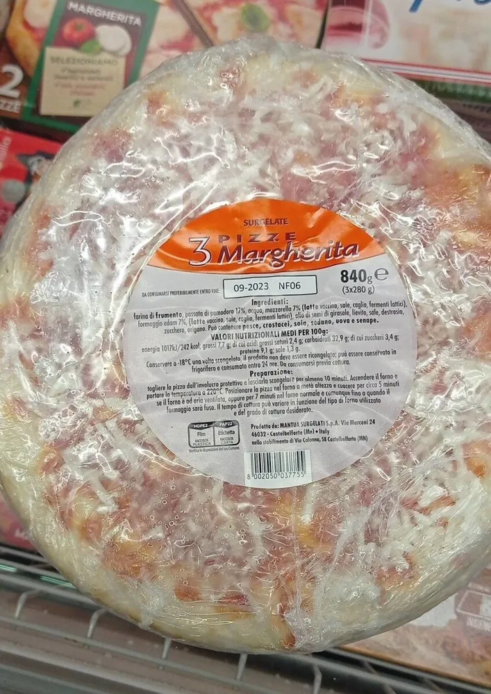 3 Pizze margherita