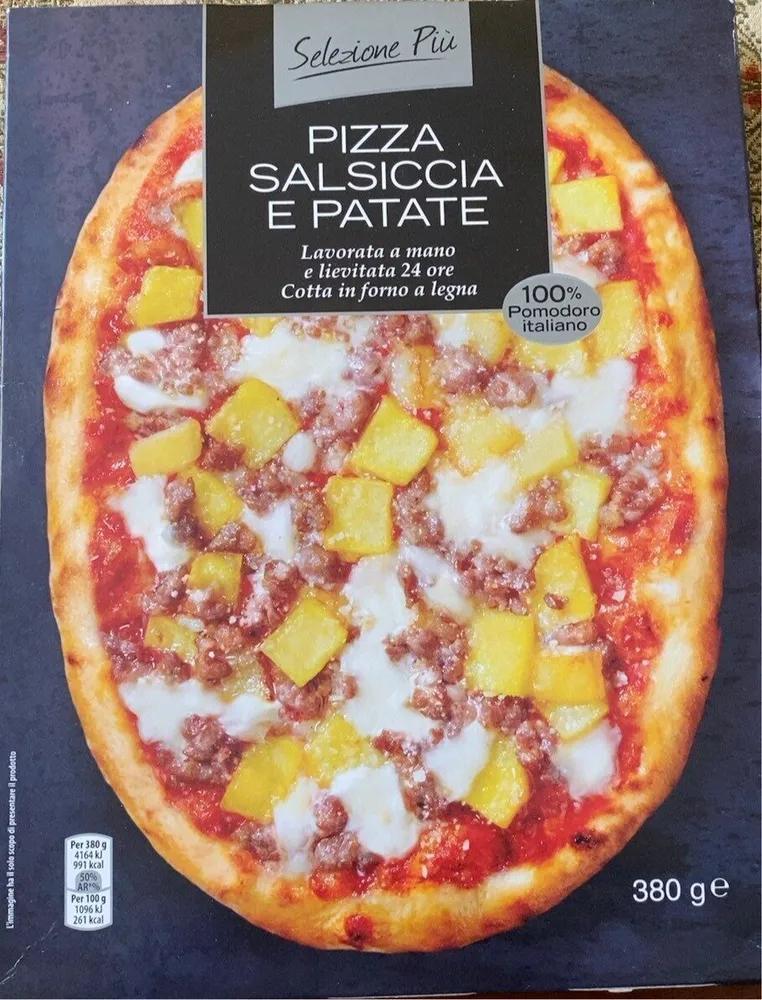 Pizza salsiccia e patate