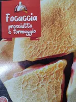 Focaccia prosciutto e formaggio
