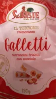 Galletti torroncini friabili con nocciole