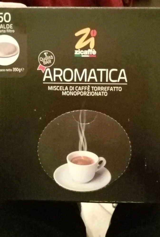 Miscela di caffè torrefatto in cialde
