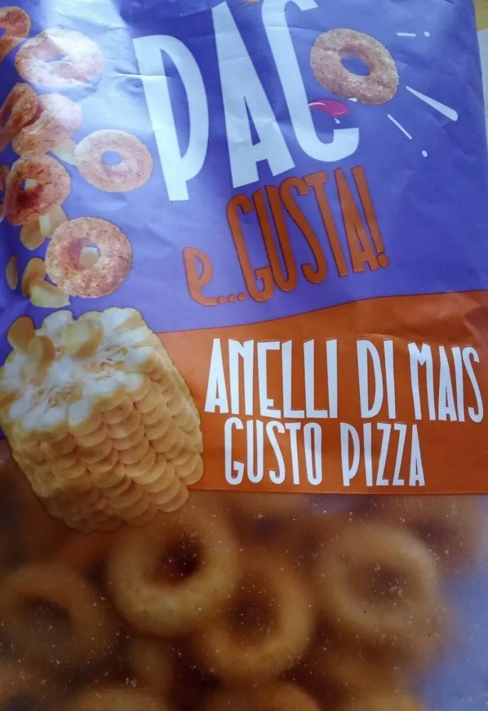 Anelli di mais gusto pizza