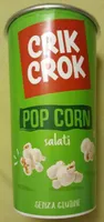 Pop corn salati senza glutine