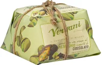 Panettone con crema al pistacchio ricoperto di cioccolato