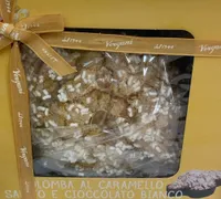 Colomba al caramello e cioccolato bianco