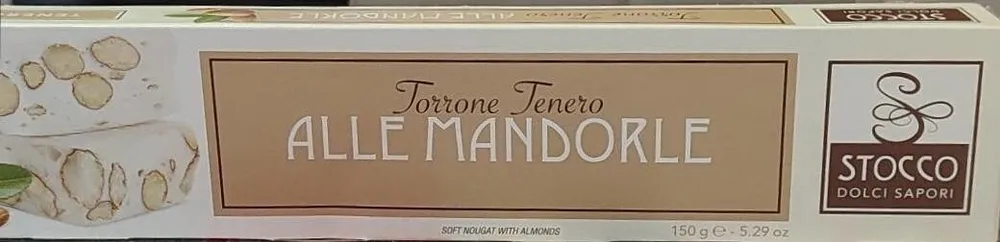Torrone tenero alle mandorle