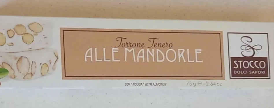 Torrone tenero alle mandorle