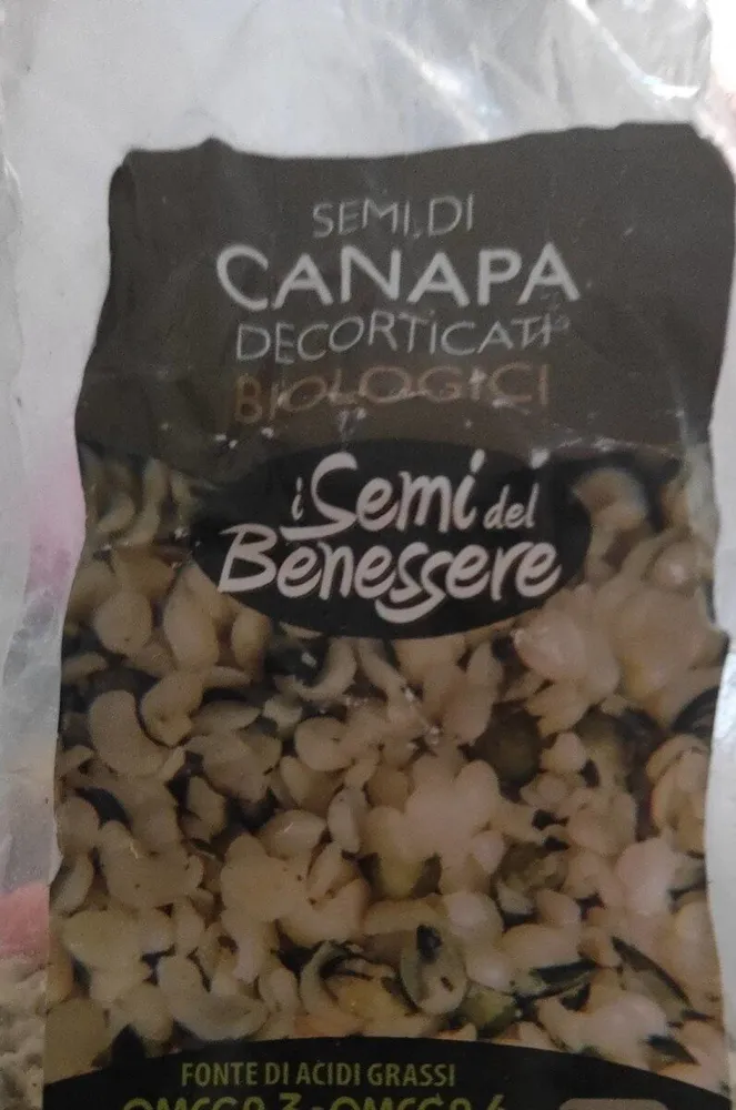Semi di canapa decorticati biologici