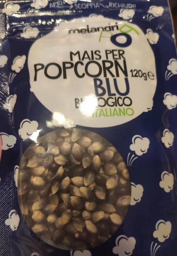 Mais per popcorn blu