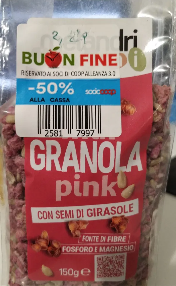 Mix granola pink