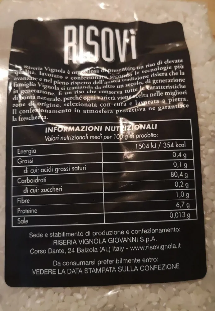 Riso originario per sushi
