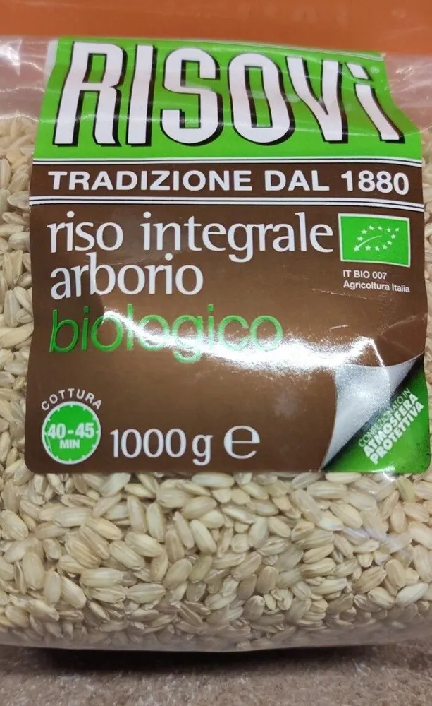 RISO INTEGRALE ARBORIO BIO