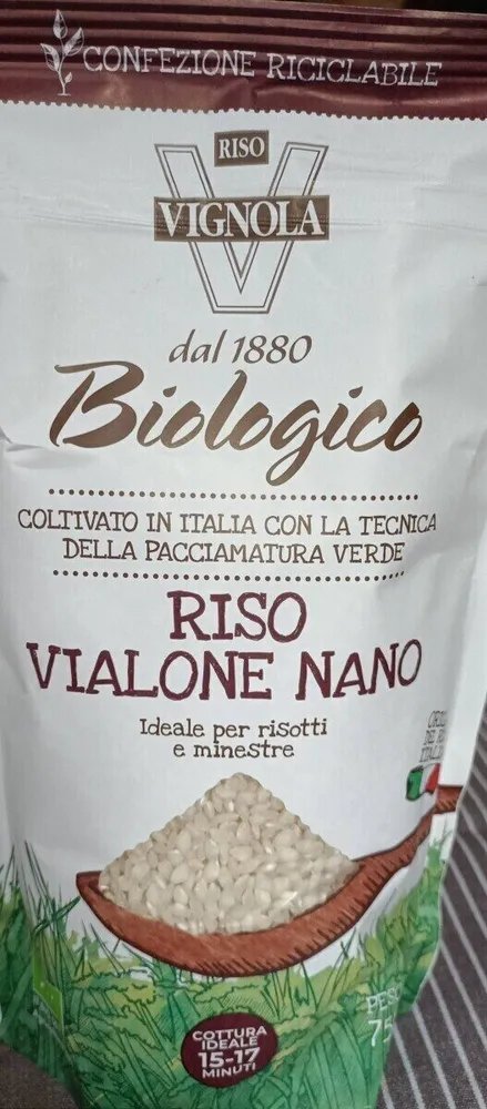 Riso vialone nano biologico