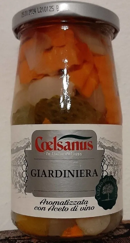 Giardiniera Aromatizzata con aceto di vino