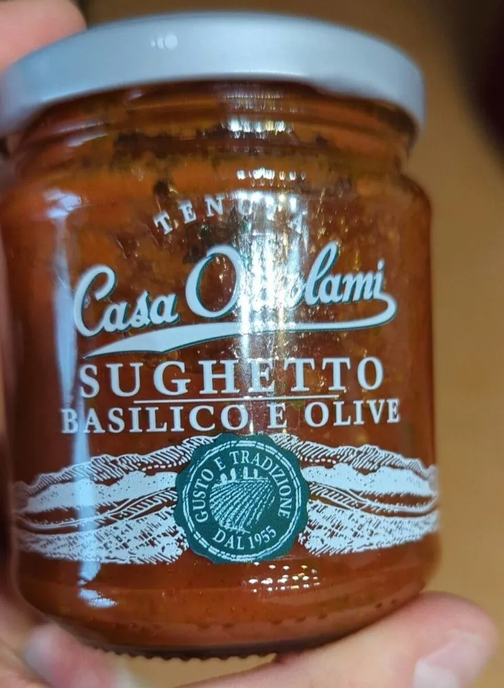 Sughetto basilico e olive