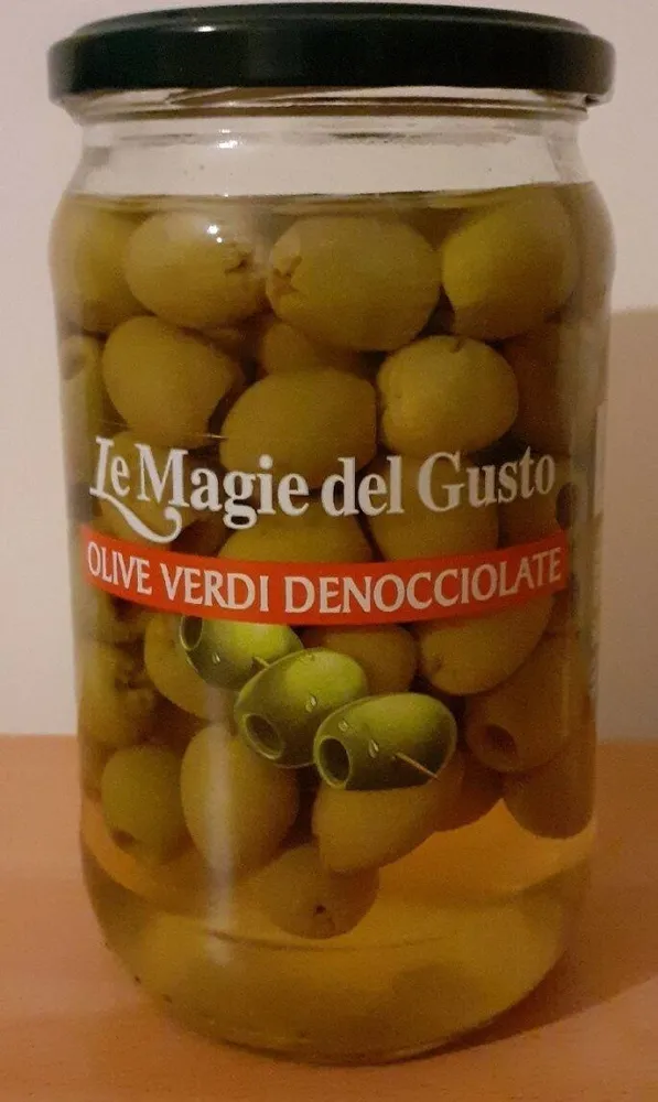 Olive verdi denocciolate