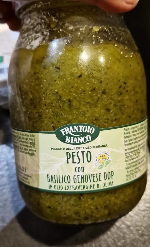 Pesto con basilico genovese gop