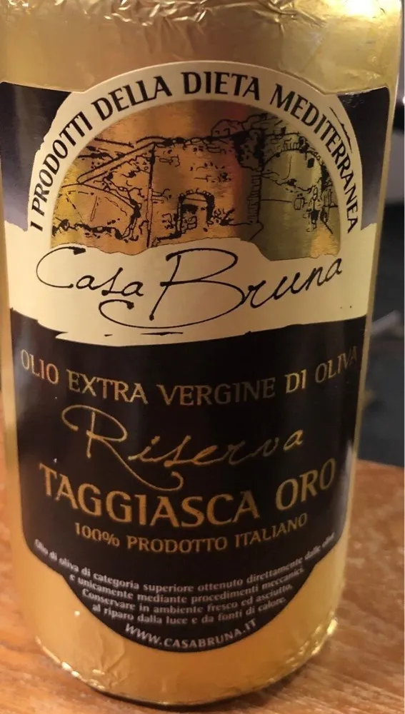 Olio extra vergine di oliva riserva taggiasca oro
