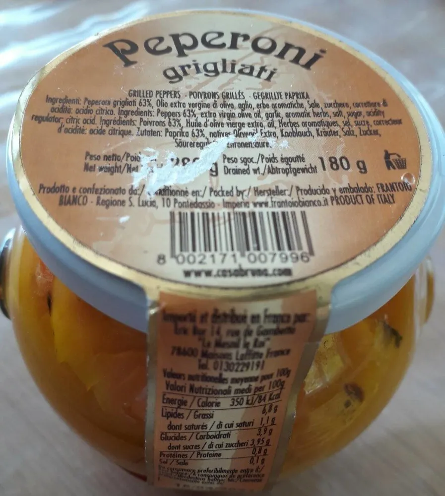 Pepperoni grigliati