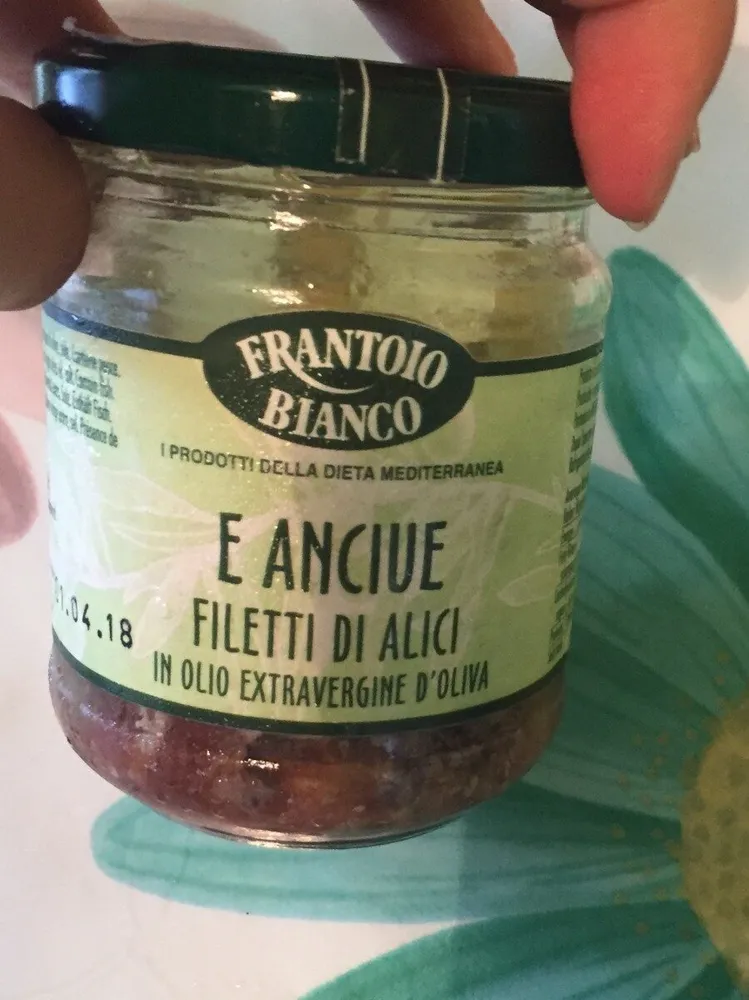 E anciue filetti di alici