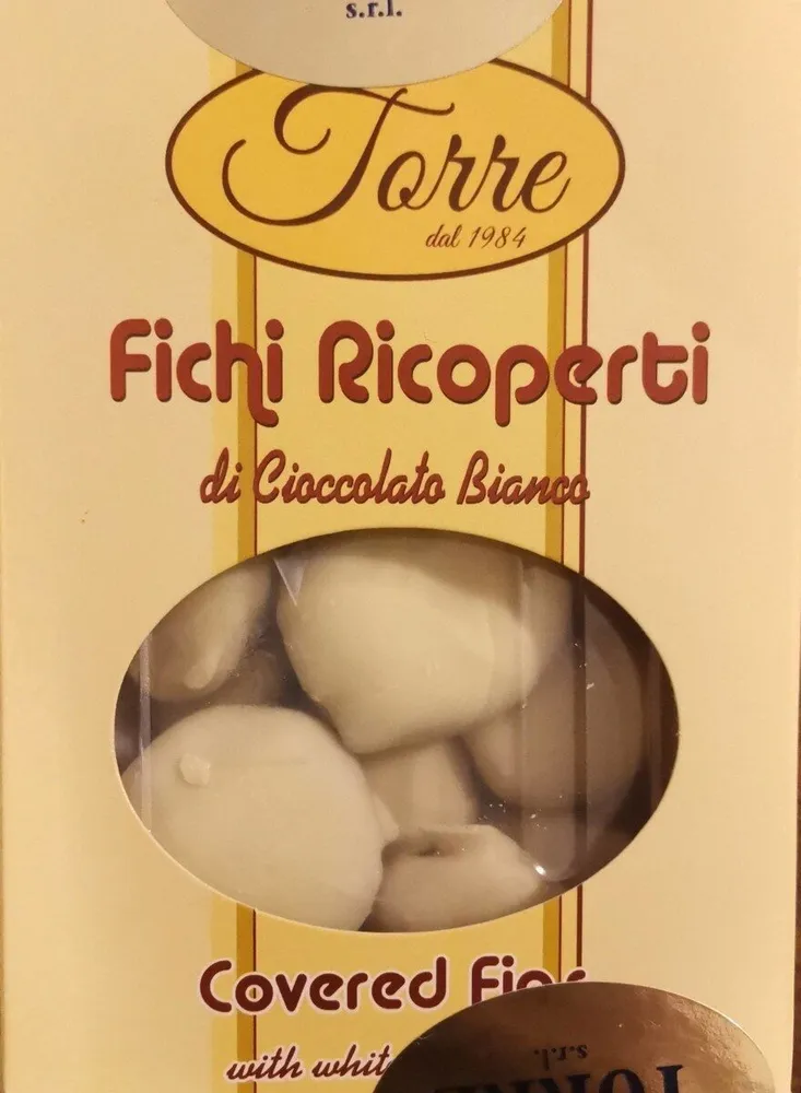 Fichi ricoperti di cioccolato bianco