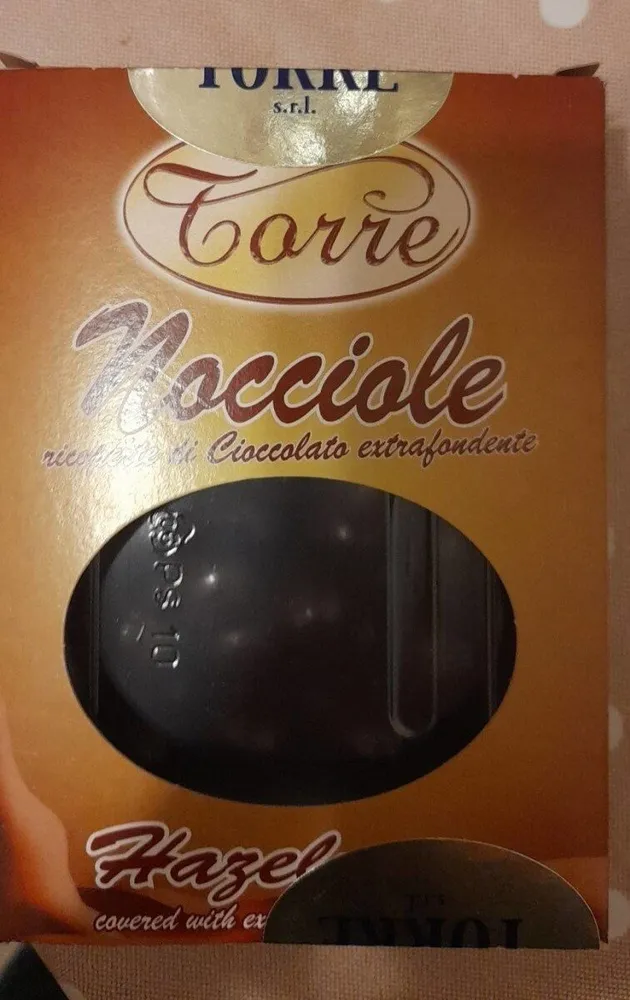 Nocciole ricoperte di cioccolato extrafondente