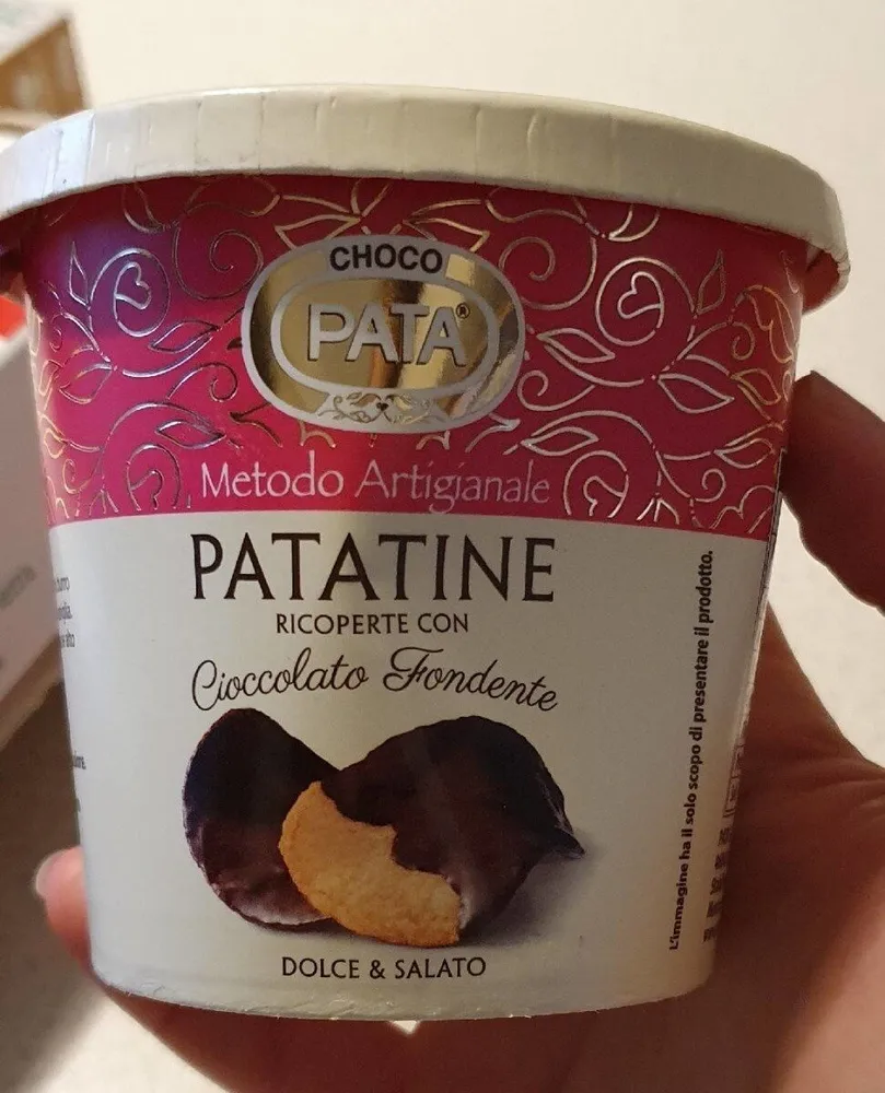 Patatine ricoperte con cioccolato