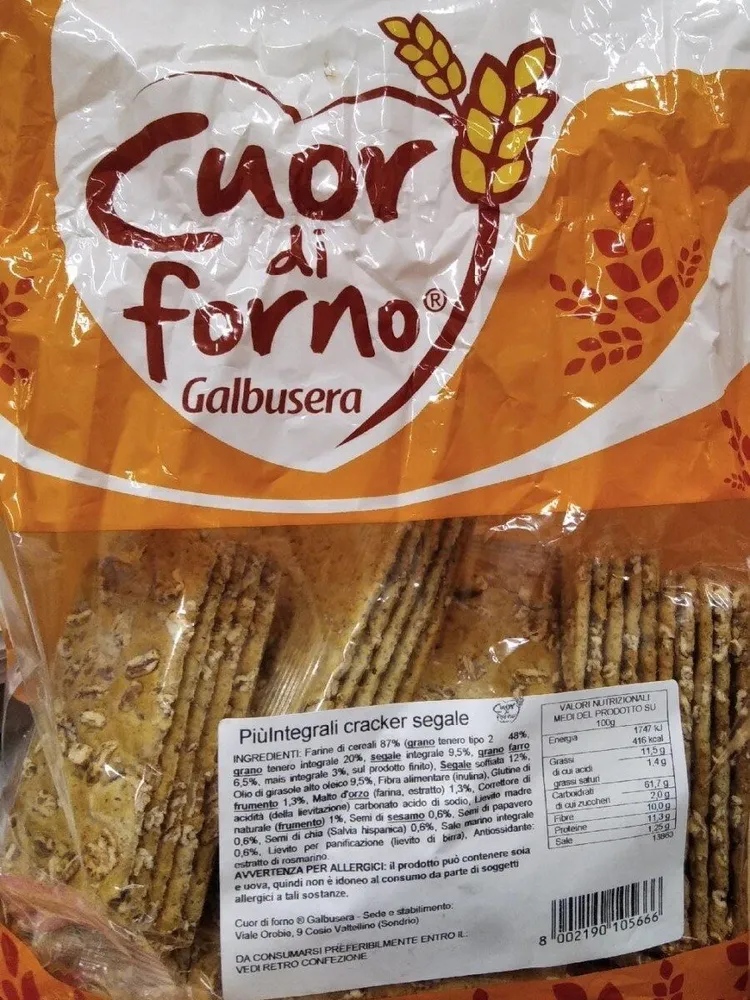 PiúIntegrali cracker segale