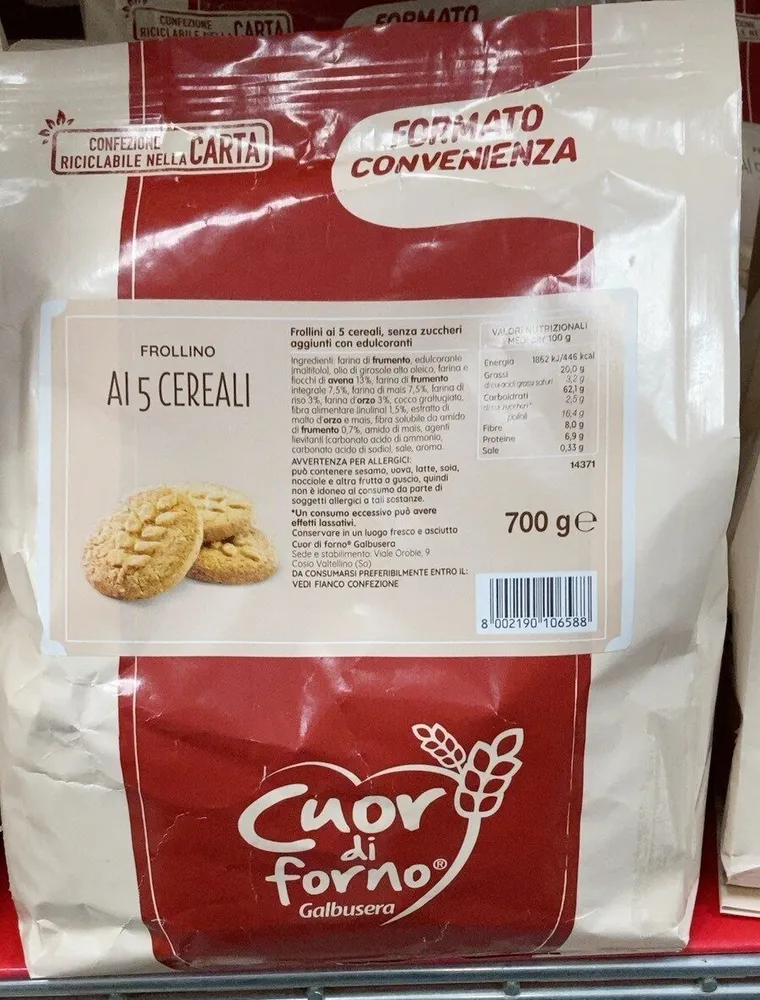 Frollino ai 5 cereali
