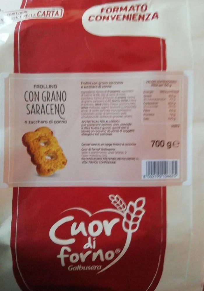 Frollino con grano saraceno
