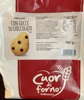 Frollino con gocce di cioccolato