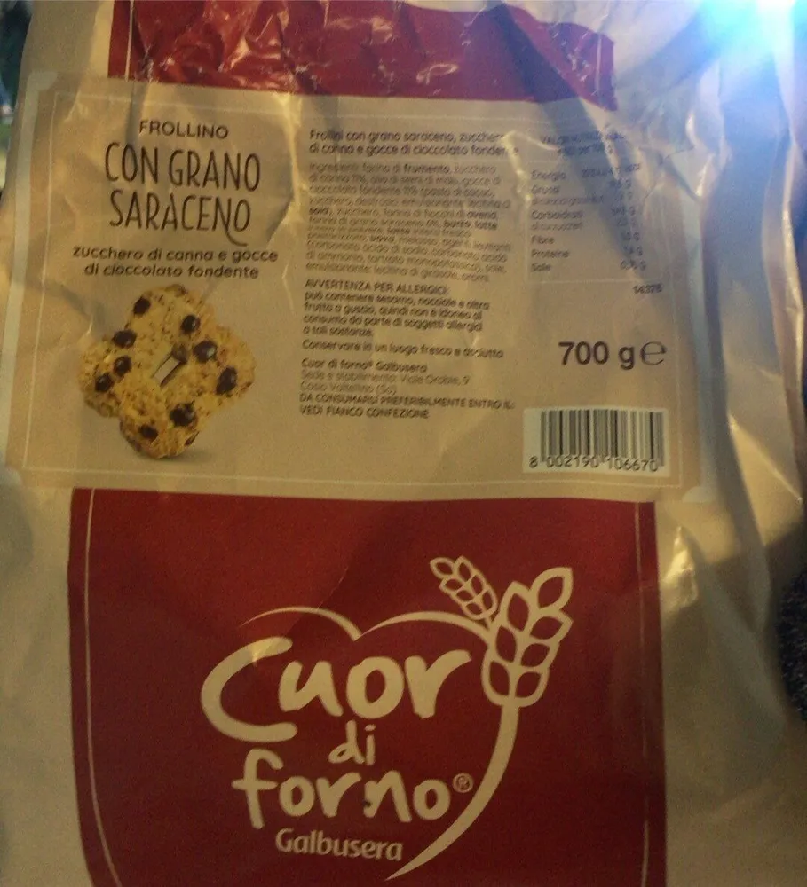Frollino con grano sarraceno