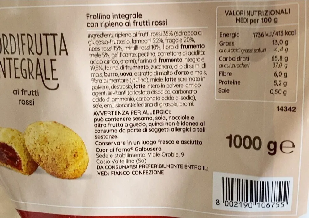 Mordifrutta integrale