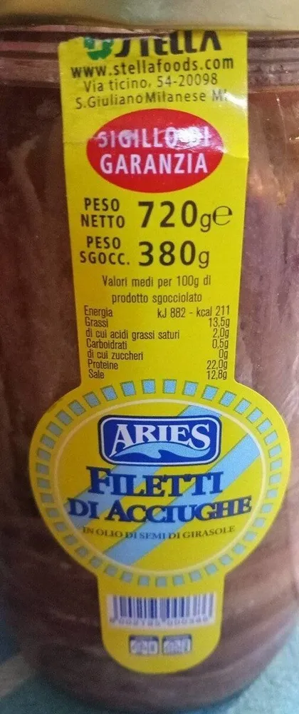 Filetti di acciughe