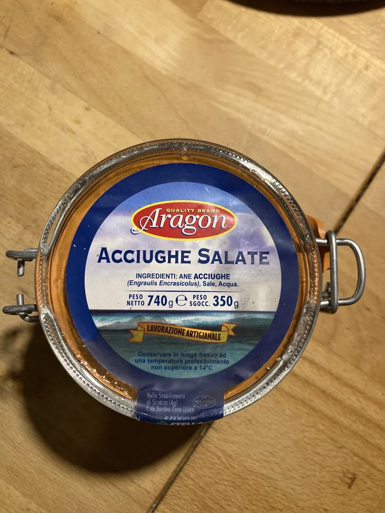 acciughe salate