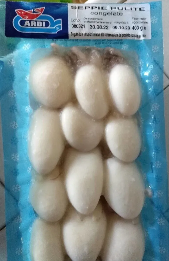 Seppie pulite congelate Arbi