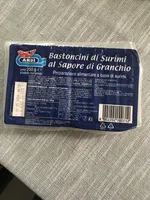 Bastoncini di surimi al sapore di granchio