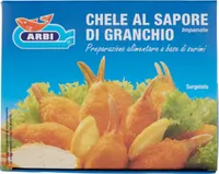 Chele al sapore di granchio impanate surgelato