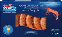Gamberi argentini interi congelati
