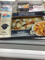 Festin de la mer aux coquillages