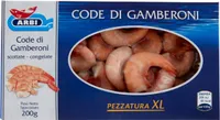 Code di gamberoni scottate congelate