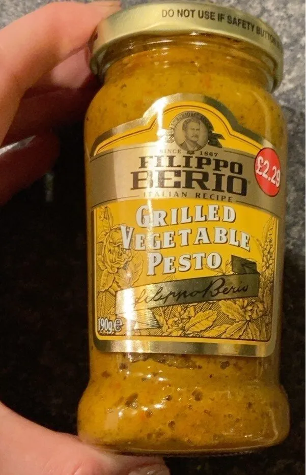 Grilled vegetable pesto