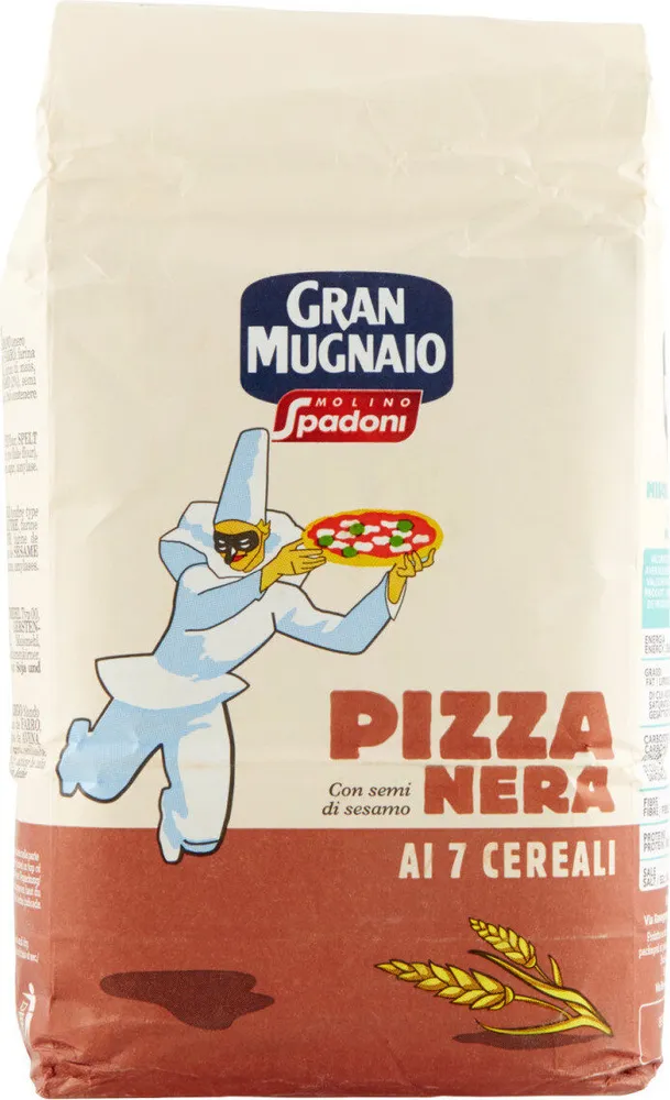 Gran mugnaio pizza nera ai cereali gf